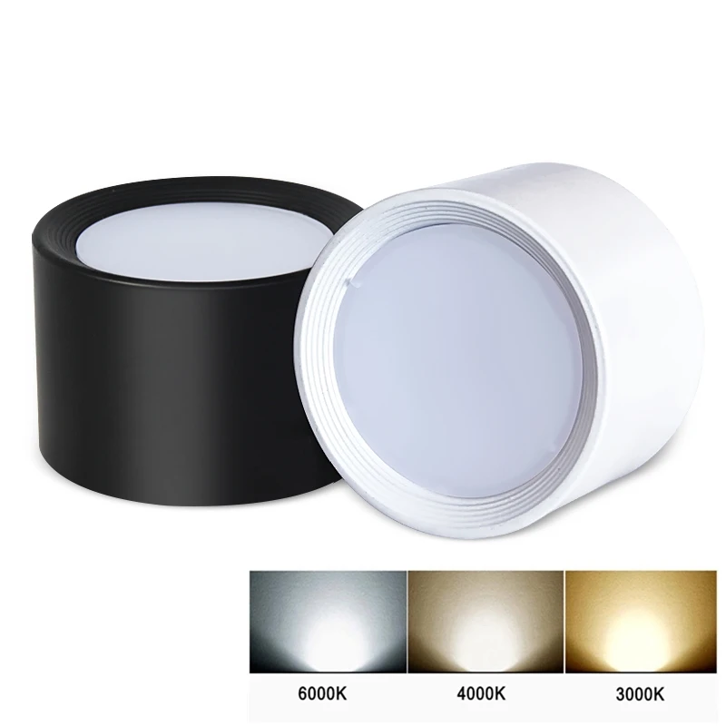 Светодиодный потолочный светильник с регулируемой яркостью, непористый цилиндрический прожектор, противотуманный, 5 Вт-24 Вт, AC85-265V, потолочный светильник
Светодиодный потолочный светильник с регулируемой яркостью, непористый цилиндрический прожектор, противотуманный, 5 Вт-24 Вт, AC85-265V, потолочный светильник