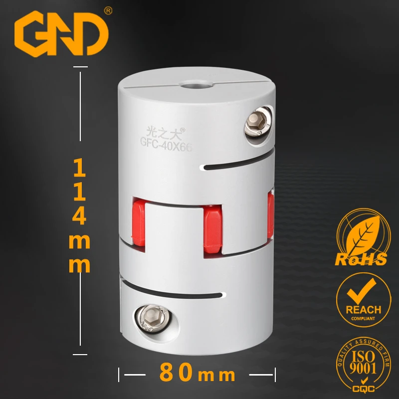 Three-jaw D80 L114 coupler aluminum plum flexible shaft BW coupling motor connector solid rubber pad 6 / 6.35 / 8/10 /mm 
Three-jaw D80 L114 coupler aluminum plum flexible shaft BW coupling motor connector solid rubber pad 6 / 6.35 / 8/10 /mm