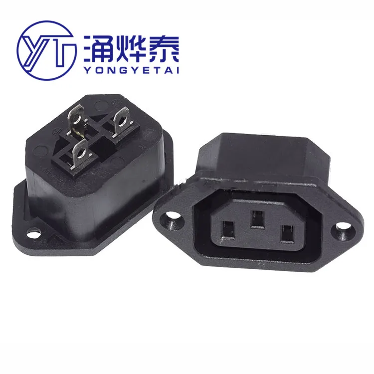 YYT 5PCS All copper AC06 power socket C13 table module tripod with ear screw hole 10A 250V product word seat AC-06
YYT 5PCS All copper AC06 power socket C13 table module tripod with ear screw hole 10A 250V product word seat AC-06