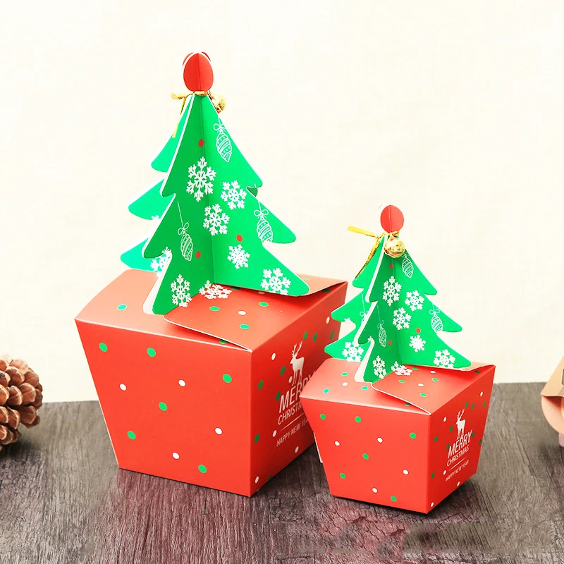 10 Pieces Personality Three-dimensional Christmas Tree Shape Paper Box Baked Pastry Box Apple Box Gift Set Christmas Supplies
10 Pieces Personality Three-dimensional Christmas Tree Shape Paper Box Baked Pastry Box Apple Box Gift Set Christmas Supplies