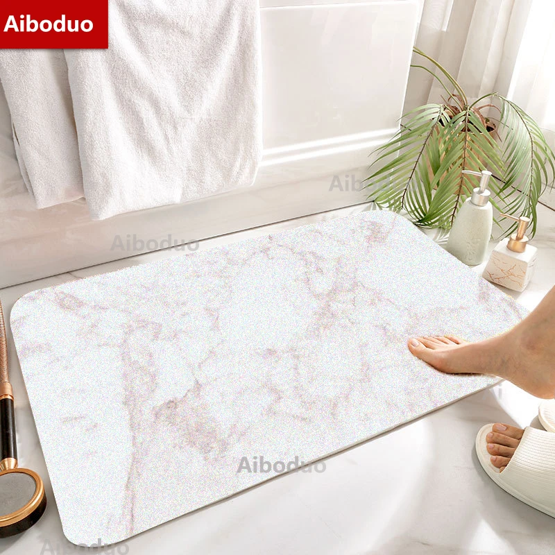 Aiboduo Non-Slip Marble Bathroom Carpet Kitchen Floor Rug, Hallway House Entrance Mat Doormat Decor White Doormat INS Style
Aiboduo Non-Slip Marble Bathroom Carpet Kitchen Floor Rug, Hallway House Entrance Mat Doormat Decor White Doormat INS Style