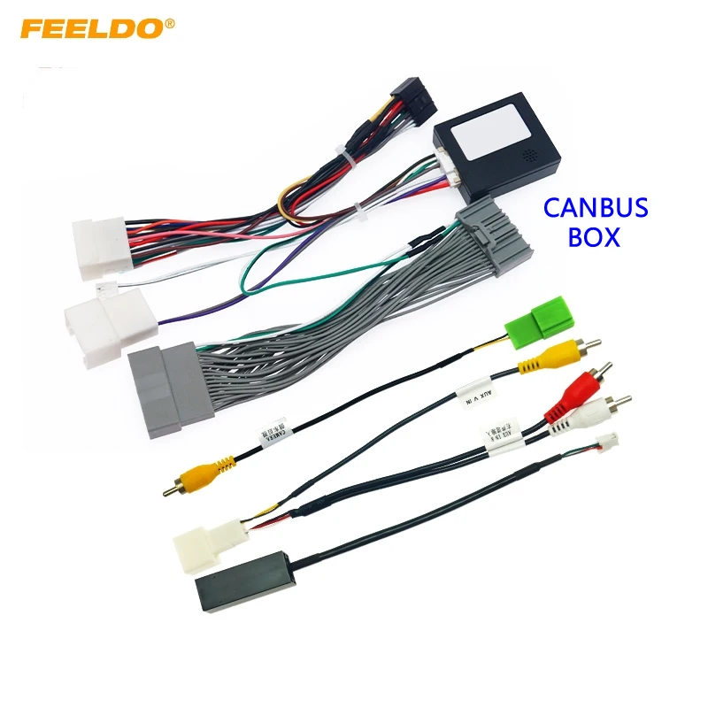 FEELDO Car 16pin Audio Wiring Harness With Canbus Box For Mitsubishi Pajero 4X4 Aftermarket Stereo Installation Wire Adapter
FEELDO Car 16pin Audio Wiring Harness With Canbus Box For Mitsubishi Pajero 4X4 Aftermarket Stereo Installation Wire Adapter
