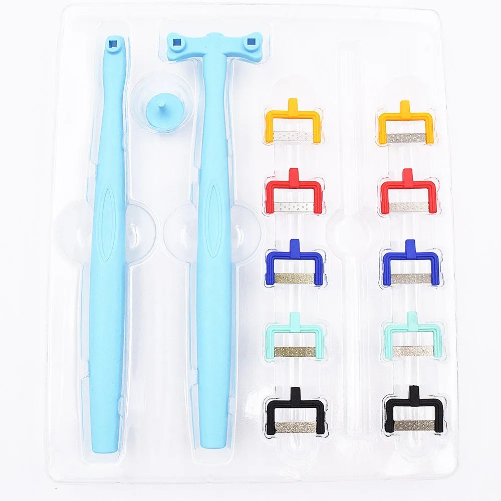 Dental Reciprocating IPR System Kit Automatic Strips 10 pcs with Manual Handle for dental orthodontic treatment
Dental Reciprocating IPR System Kit Automatic Strips 10 pcs with Manual Handle for dental orthodontic treatment