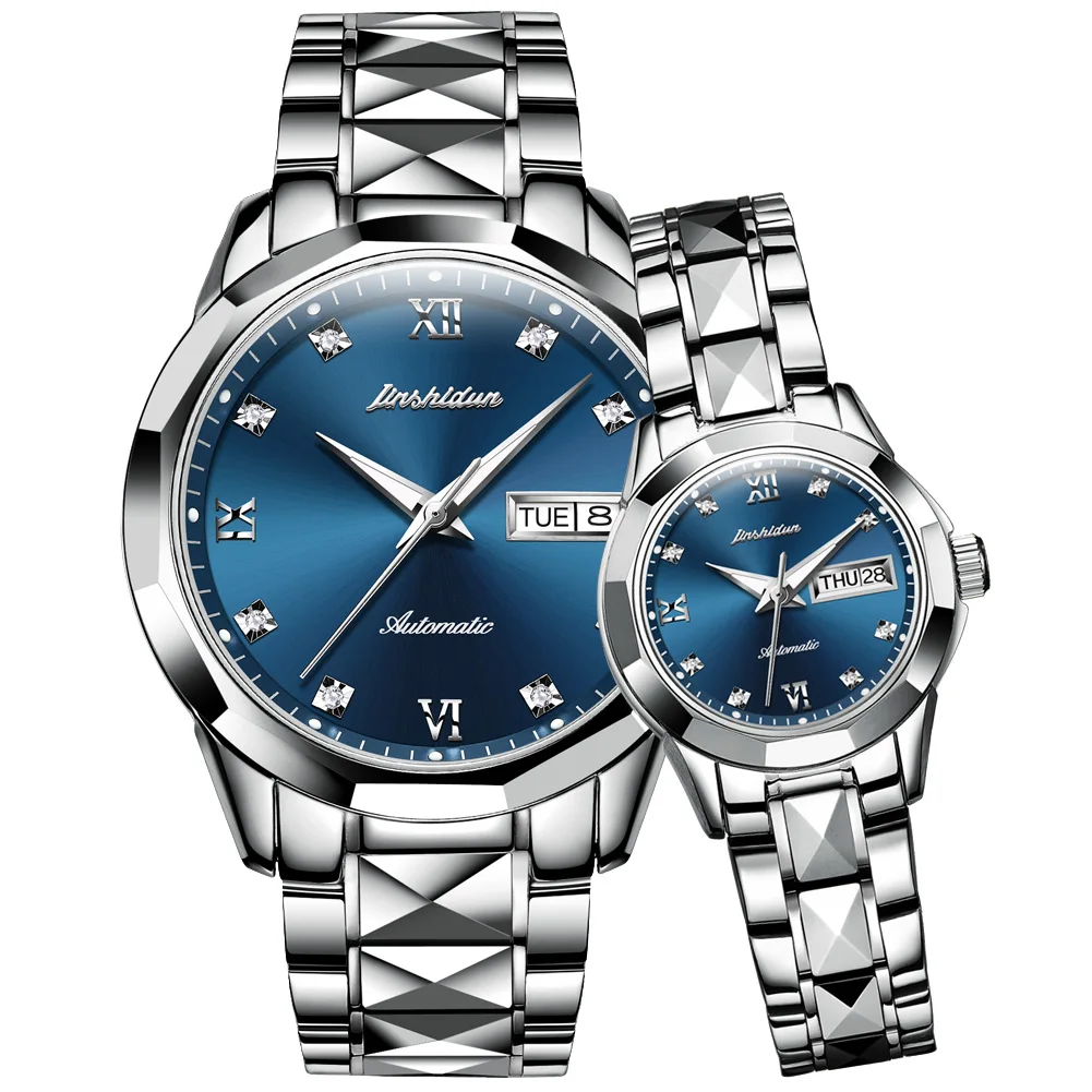 JSDUN Top Brand Fashion Simple Luxury Automatic Mechanical Couple Watch, Waterproof Tungsten Steel Material, 8813
JSDUN Top Brand Fashion Simple Luxury Automatic Mechanical Couple Watch, Waterproof Tungsten Steel Material, 8813