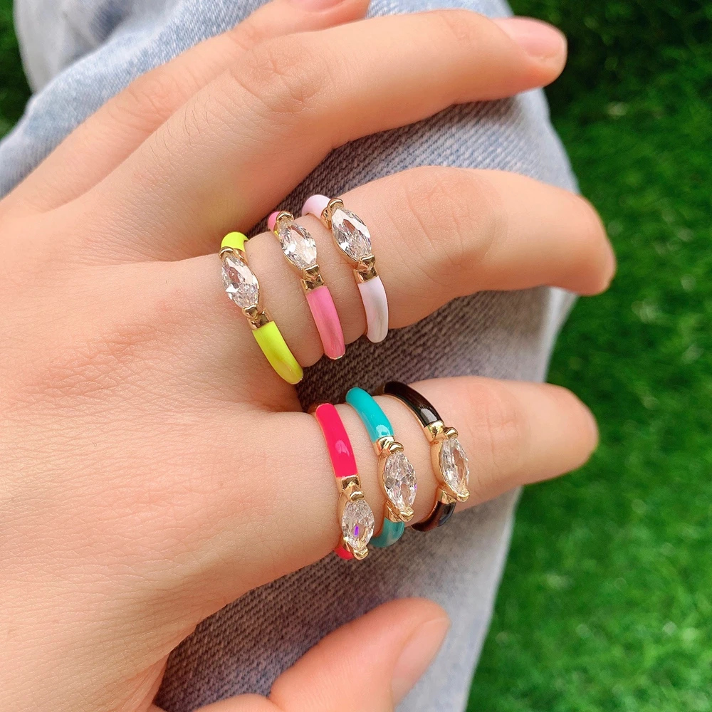 10PCS, Rainbow Colorful Girl Women Jewelry Neon Enamel Geometric Open Adjust Finger Ring
10PCS, Rainbow Colorful Girl Women Jewelry Neon Enamel Geometric Open Adjust Finger Ring