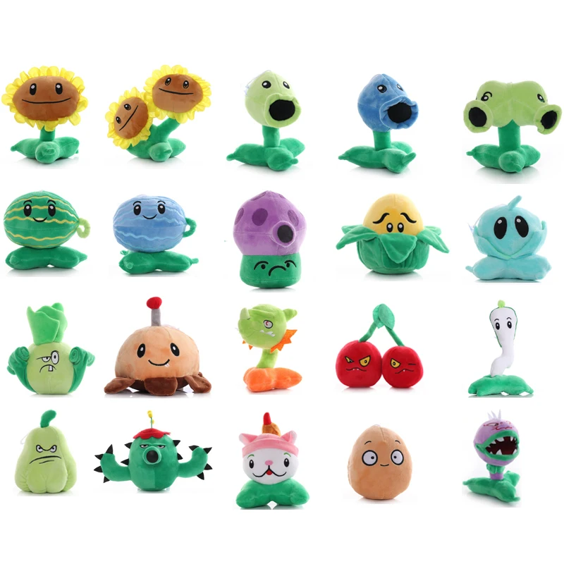 20pcs/lot Plants vs Zombies PVZ Plants SunFlower Peashooter Chomper Plush Toy Soft Stuffed Toys Gifts for Kids Children 13-20cm
20pcs/lot Plants vs Zombies PVZ Plants SunFlower Peashooter Chomper Plush Toy Soft Stuffed Toys Gifts for Kids Children 13-20cm
