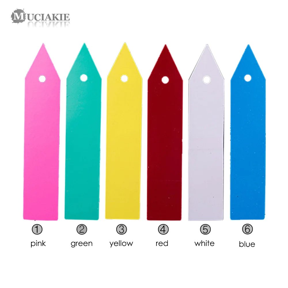 MUCIAKIE 100PCS 10x2cm Stake Type Kindergarden Plants Markers with Small Round Hole Flower Pot Tags Garden Flowers Labels
MUCIAKIE 100PCS 10x2cm Stake Type Kindergarden Plants Markers with Small Round Hole Flower Pot Tags Garden Flowers Labels