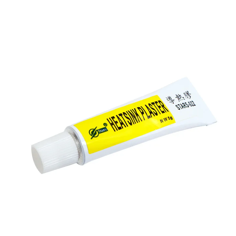 Wholesale 50Ppcs STARS-922 White Paste Thermal Conductive Heatsink Plaster Viscous Adhesive Compound Glue For Heat Sink Sticky
Wholesale 50Ppcs STARS-922 White Paste Thermal Conductive Heatsink Plaster Viscous Adhesive Compound Glue For Heat Sink Sticky