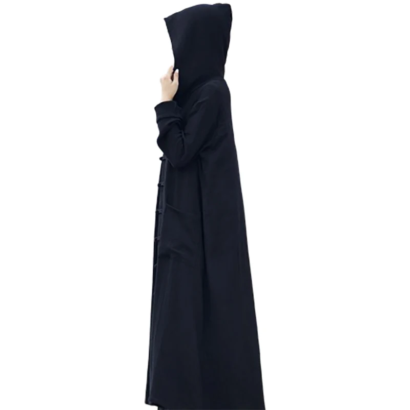 Spring Summer Autumn Cotton And Linen Original Chinese Style Hooded Solid Color Women Long Jackets Outwear
Spring Summer Autumn Cotton And Linen Original Chinese Style Hooded Solid Color Women Long Jackets Outwear