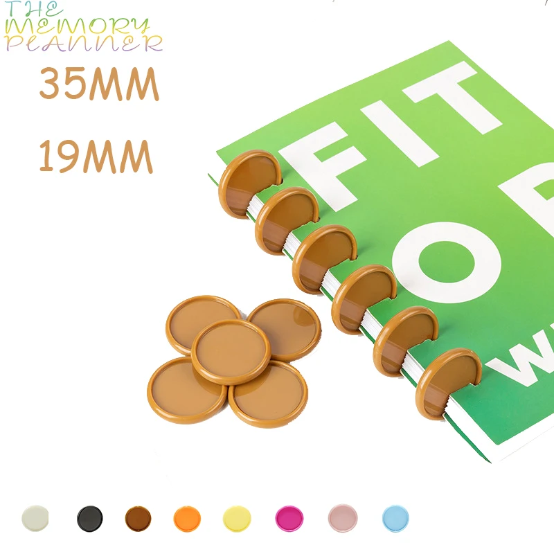100pcs Mushroom Hole Binding Rings Notebook Loose-leaf Buckle Plastic Discs Loose-leaf Notebook Discs Rings Notebook accessories
100pcs Mushroom Hole Binding Rings Notebook Loose-leaf Buckle Plastic Discs Loose-leaf Notebook Discs Rings Notebook accessories