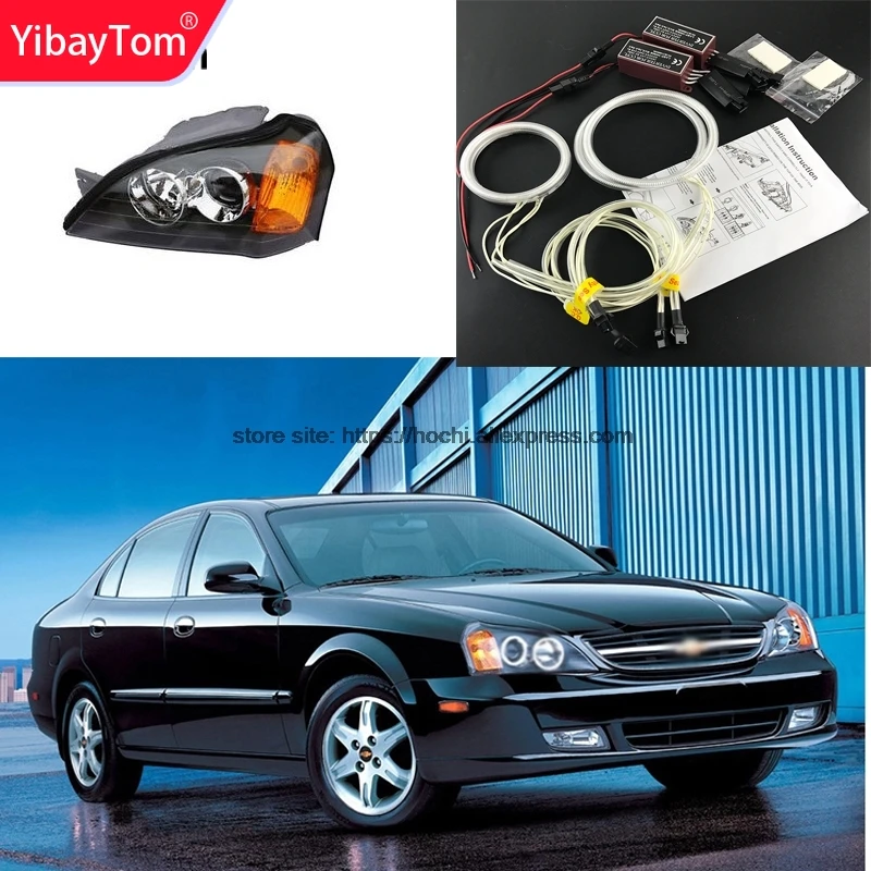 YibayTom Excellent CCFL Angel Eyes Kit ультра яркая подсветка фар для Chevrolet Epica Magnus 2000-2005 гг.
YibayTom Excellent CCFL Angel Eyes Kit ультра яркая подсветка фар для Chevrolet Epica Magnus 2000-2005 гг.