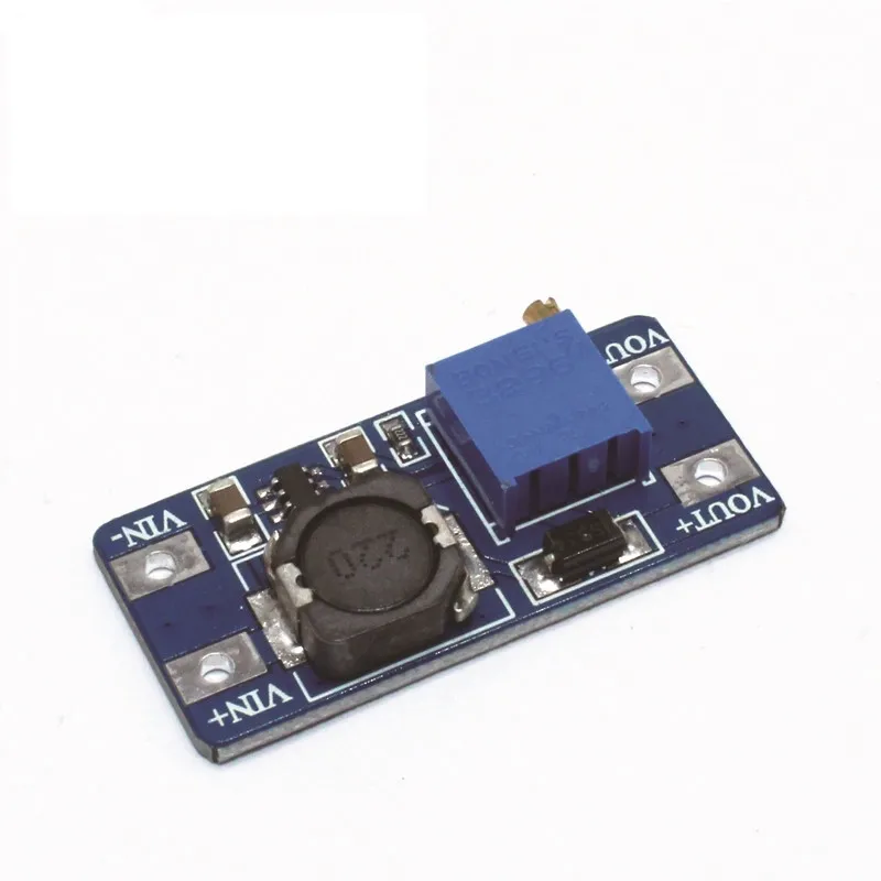 MT3608 DC-DC Step Up Converter Booster Power Supply Module Boost Step-up Board MAX output 28V 2A for arduino
MT3608 DC-DC Step Up Converter Booster Power Supply Module Boost Step-up Board MAX output 28V 2A for arduino
