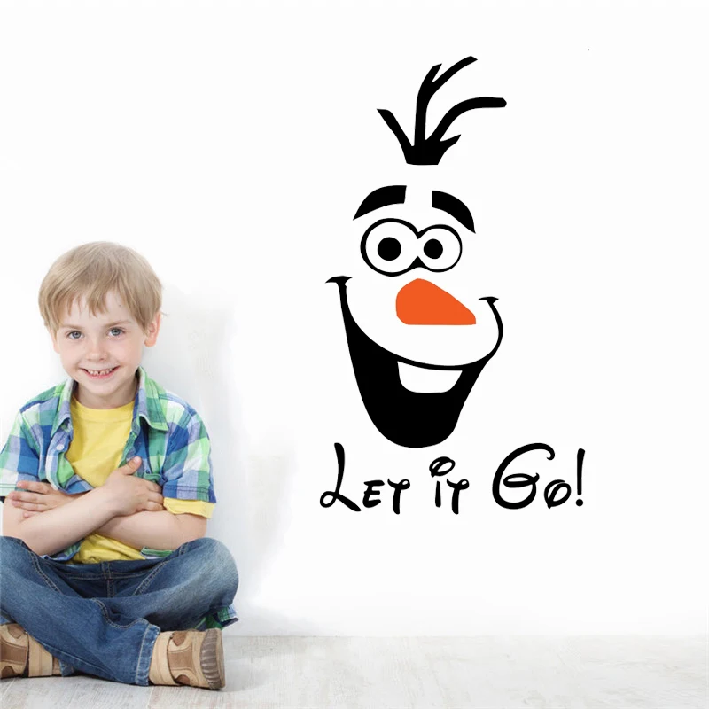free shipping snowman olaf let it go wall stickers for kids rooms window home decor disney frozen wall decals vinyl mural art
free shipping snowman olaf let it go wall stickers for kids rooms window home decor disney frozen wall decals vinyl mural art