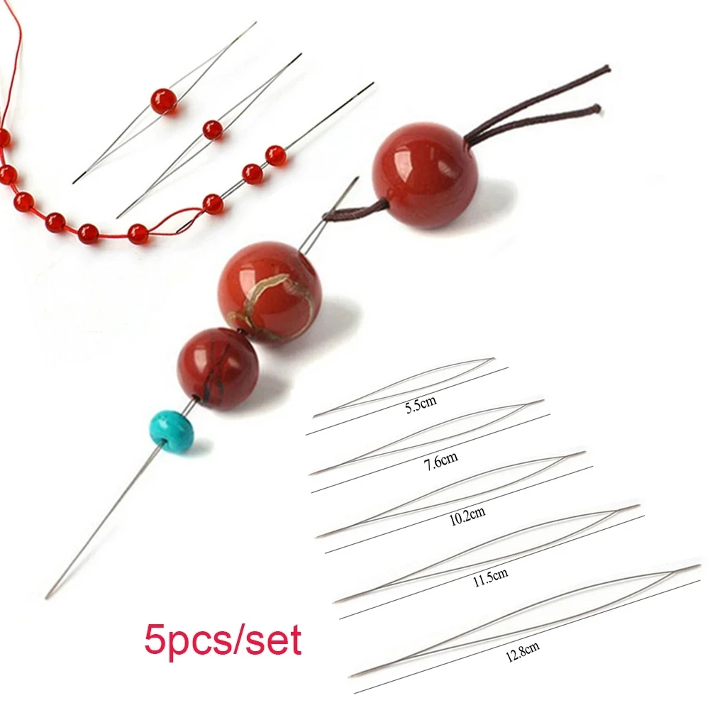 5Pcs/set Beaded Needle Pins Open Needles DIY Beads Bracelet Jewelry Tools Necklace Making Supplies Handmade Pins Accessories
5Pcs/set Beaded Needle Pins Open Needles DIY Beads Bracelet Jewelry Tools Necklace Making Supplies Handmade Pins Accessories