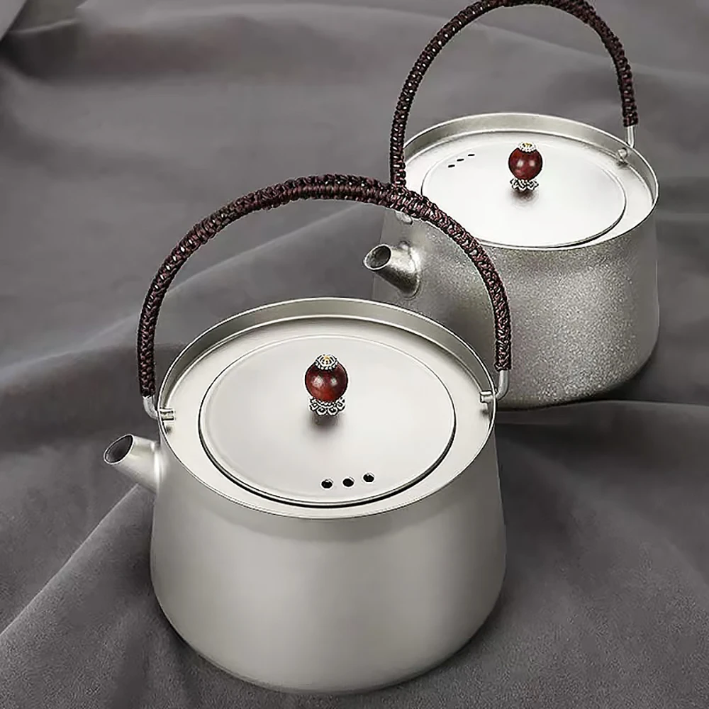 800ml Titanium Kettle Outdoor Tea Coffee Pot Jug Tableware Equipment with Filter Anti-scalding Handle Lid Kitchen Camping Hiking
800ml Titanium Kettle Outdoor Tea Coffee Pot Jug Tableware Equipment with Filter Anti-scalding Handle Lid Kitchen Camping Hiking