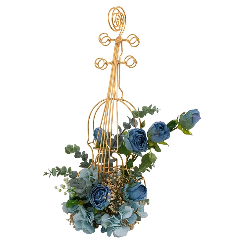 Creative Violin Artificial Flower Modern Home Living Room Decoration Creative and Slightly Luxury Metal Ornaments Showroom
Creative Violin Artificial Flower Modern Home Living Room Decoration Creative and Slightly Luxury Metal Ornaments Showroom