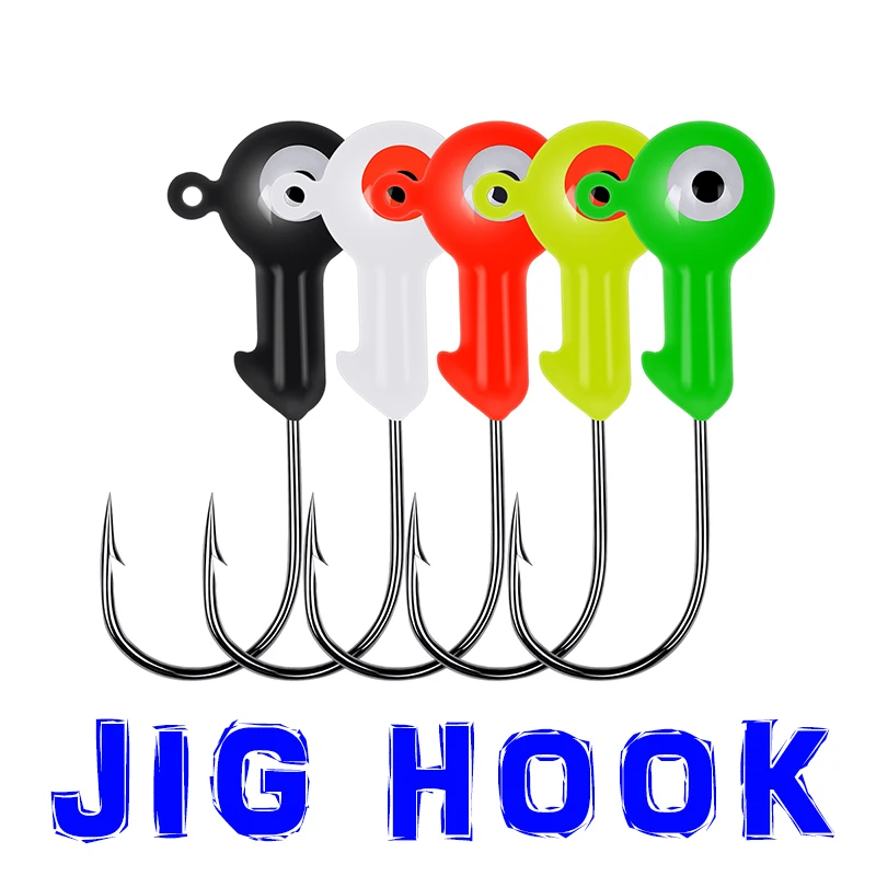 Fishing Tackle Fishing Hook High-Carbon Steel Jig Hook Luya Hook 1g-10g Soft Insect Hook Jig003 High Carbon Steel Barbed Hook
Fishing Tackle Fishing Hook High-Carbon Steel Jig Hook Luya Hook 1g-10g Soft Insect Hook Jig003 High Carbon Steel Barbed Hook