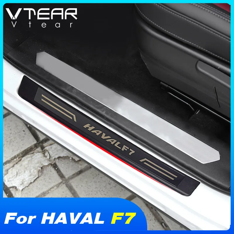 Vtear Car Door Sill Pedal Cover Stainless Steel Scuff Plate Strip Accessories Anti Scratch Trim Exterior Parts For Haval F7 F7x
Vtear Car Door Sill Pedal Cover Stainless Steel Scuff Plate Strip Accessories Anti Scratch Trim Exterior Parts For Haval F7 F7x