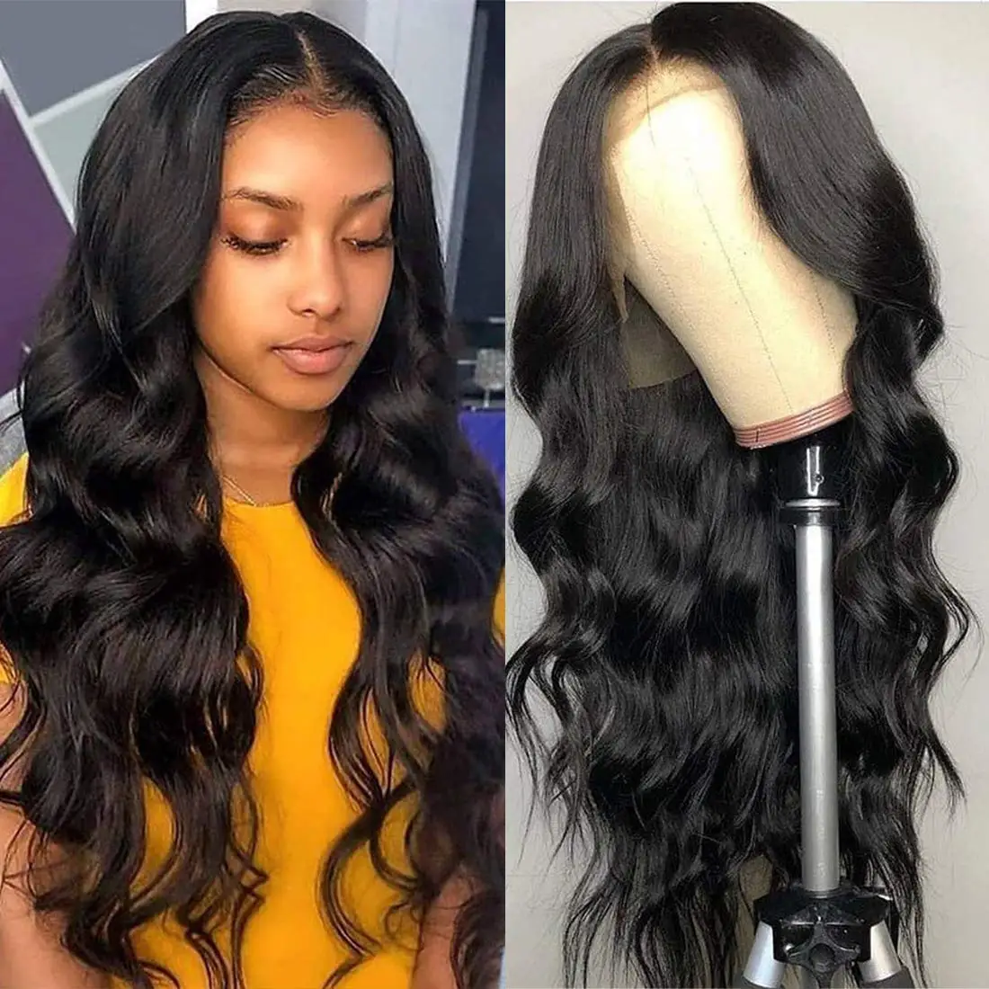 5X5 HD Lace Closure Wig Body Wave Brazilian Remy Hair Transparent Lace Front Wigs for Women With Baby Hair Natural Color
5X5 HD Lace Closure Wig Body Wave Brazilian Remy Hair Transparent Lace Front Wigs for Women With Baby Hair Natural Color