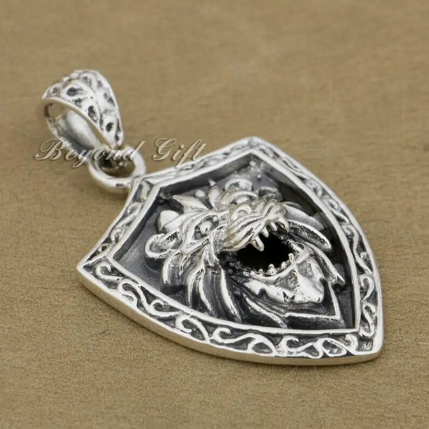 Мужской байкерский рокер-панк-кулон Lion Shield из стерлингового серебра 925 пробы 9R011
Мужской байкерский рокер-панк-кулон Lion Shield из стерлингового серебра 925 пробы 9R011
