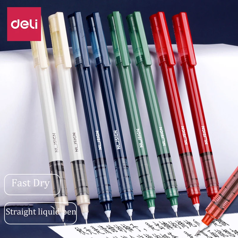 12pcs/Set Nusign Straight Liquid Gel Pen 0.5MM Black Ink Refill Neutral Stylo 1100M Writing Length For School Office Stationery
12pcs/Set Nusign Straight Liquid Gel Pen 0.5MM Black Ink Refill Neutral Stylo 1100M Writing Length For School Office Stationery