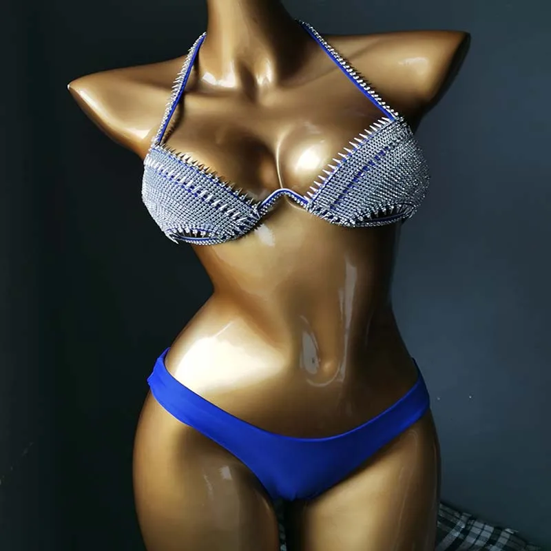 2021 venus vacation rhinestone bikini set sexy women bathing suit push up beachwear
2021 venus vacation rhinestone bikini set sexy women bathing suit push up beachwear