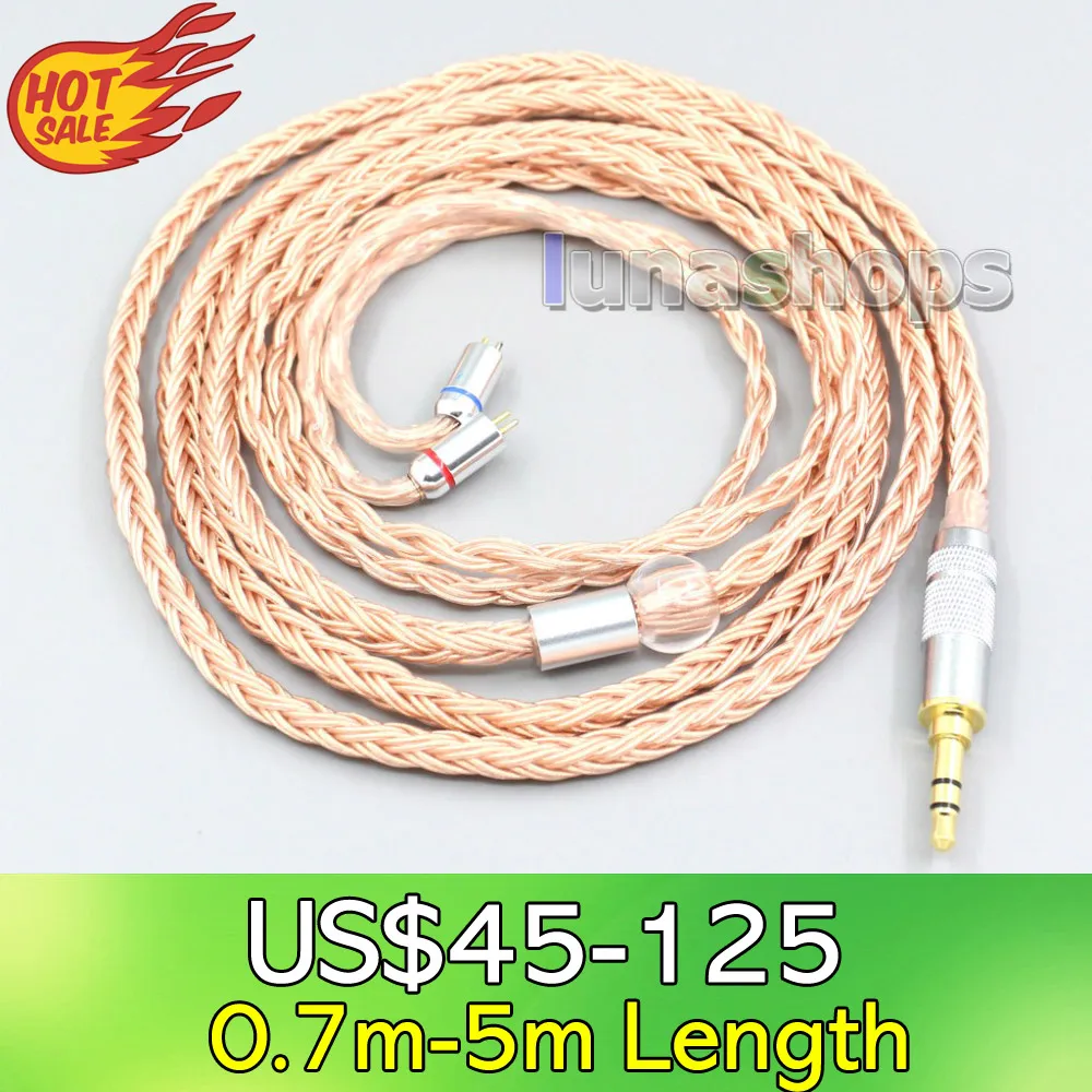 LN006763 2.5mm 4.4mm XLR 16 Core 99% 7N OCC Earphone Cable For 0.78mm 0.77mm BA Custom JH11 JH13 Flat Step
LN006763 2.5mm 4.4mm XLR 16 Core 99% 7N OCC Earphone Cable For 0.78mm 0.77mm BA Custom JH11 JH13 Flat Step