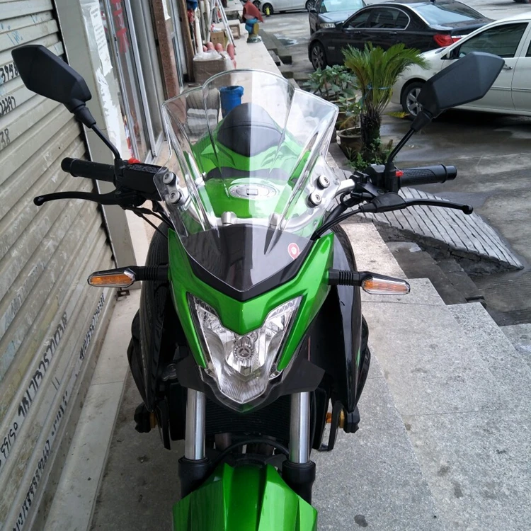 Ветровое стекло для мотоцикла с регулируемым кронштейном для Kawasaki Z250 Z300 Z650 Z750 Z800 Z900 KLE650 VERSYS1000 CFmoto ER6
Ветровое стекло для мотоцикла с регулируемым кронштейном для Kawasaki Z250 Z300 Z650 Z750 Z800 Z900 KLE650 VERSYS1000 CFmoto ER6