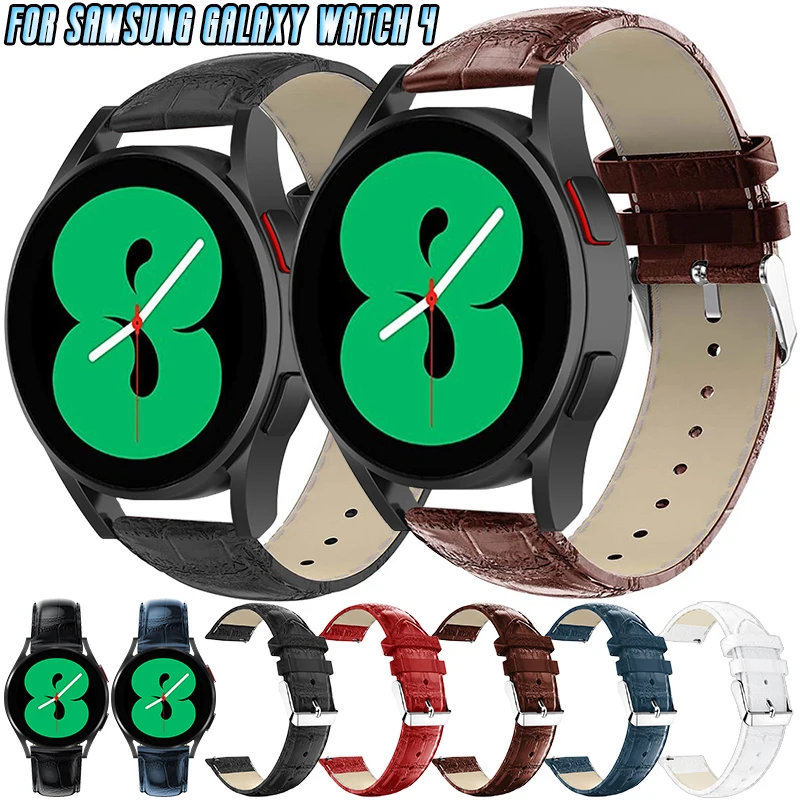 Leather Strap For Samsung Galaxy Watch 4 40mm/44mm Belt Smartwatch Replacement 20mm Quick Fit Band Colored Bracelet Accessories
Leather Strap For Samsung Galaxy Watch 4 40mm/44mm Belt Smartwatch Replacement 20mm Quick Fit Band Colored Bracelet Accessories