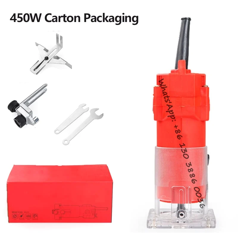 450W Woodworking Electric Trimmer Wood Router Milling Slotting Trimming Woodworking Tool Set for Wood Carving Machine
450W Woodworking Electric Trimmer Wood Router Milling Slotting Trimming Woodworking Tool Set for Wood Carving Machine