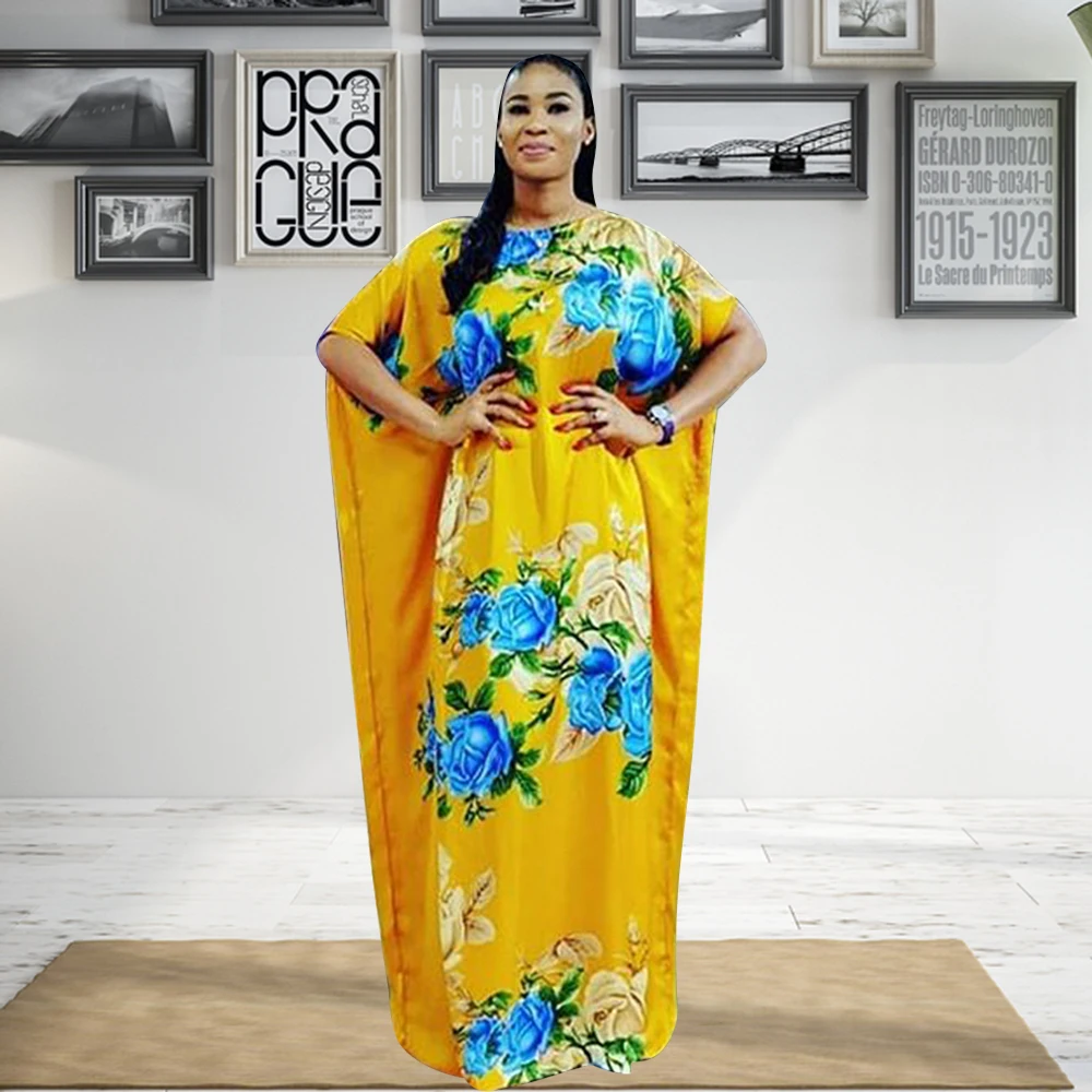African Loose Robe Abaya Dubai Bicolor flowers Pattern Printing Muslim Dress Lady Party European Clothes American Clothing
African Loose Robe Abaya Dubai Bicolor flowers Pattern Printing Muslim Dress Lady Party European Clothes American Clothing
