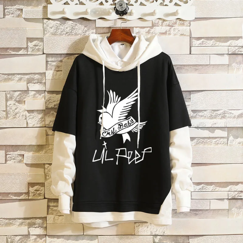 New Fashion Lil peep Sweatshirt Splicing collision color Hoodies Men/Women Popular High street Oversized Sweatshirt Clothes
New Fashion Lil peep Sweatshirt Splicing collision color Hoodies Men/Women Popular High street Oversized Sweatshirt Clothes