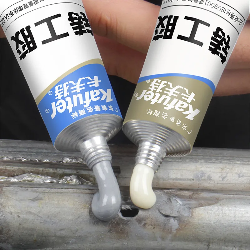 100g Kafuter A+B Metal Repairing Adhesive Super Glue Iron Steel Auto Radiator Water Tank Special leakage Plugging Welding Glue
100g Kafuter A+B Metal Repairing Adhesive Super Glue Iron Steel Auto Radiator Water Tank Special leakage Plugging Welding Glue