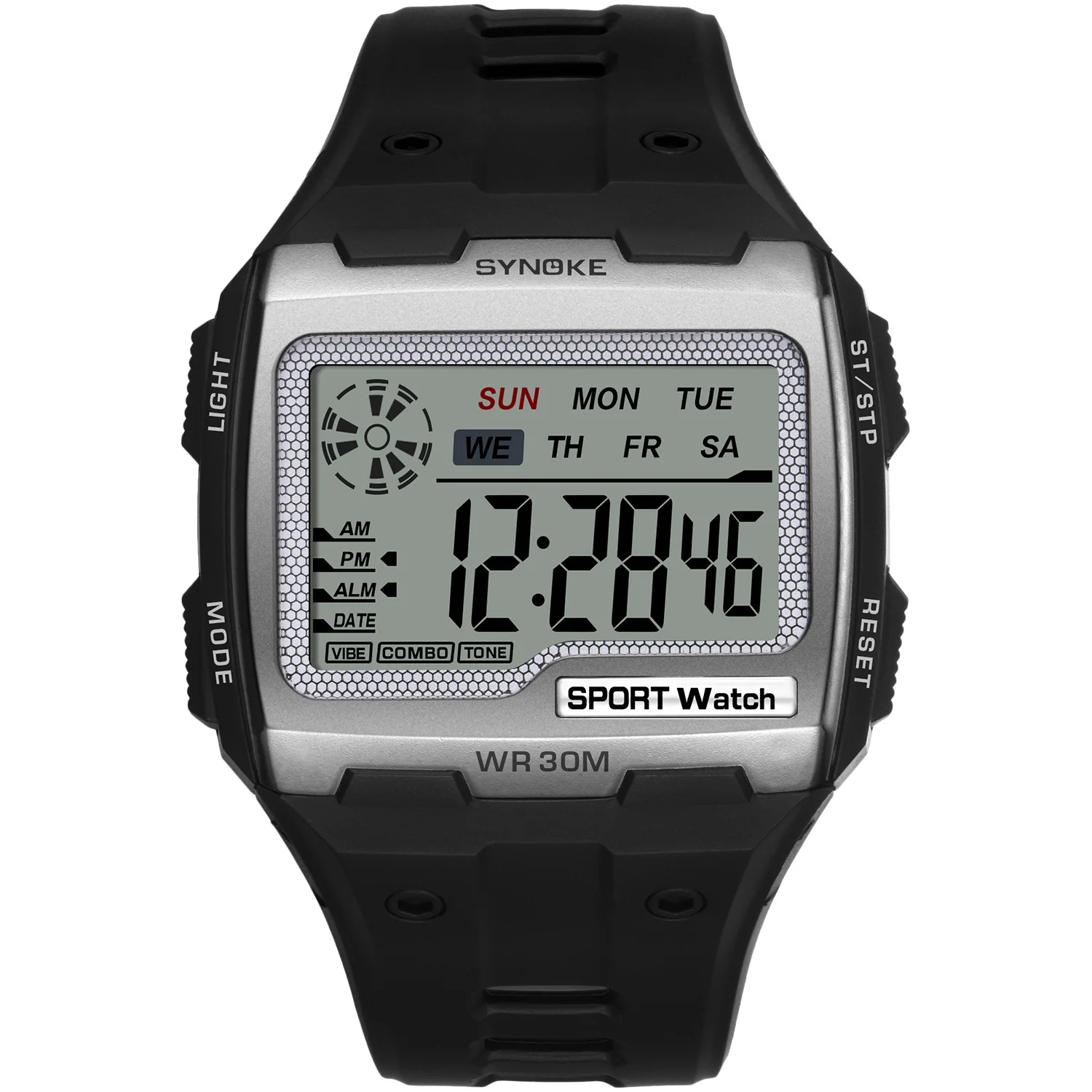 New stock!! LED Square Large Screen Display Sports Electronic Watch Men Luminous Waterproof Multi-function Outdoor Sports Watch
New stock!! LED Square Large Screen Display Sports Electronic Watch Men Luminous Waterproof Multi-function Outdoor Sports Watch