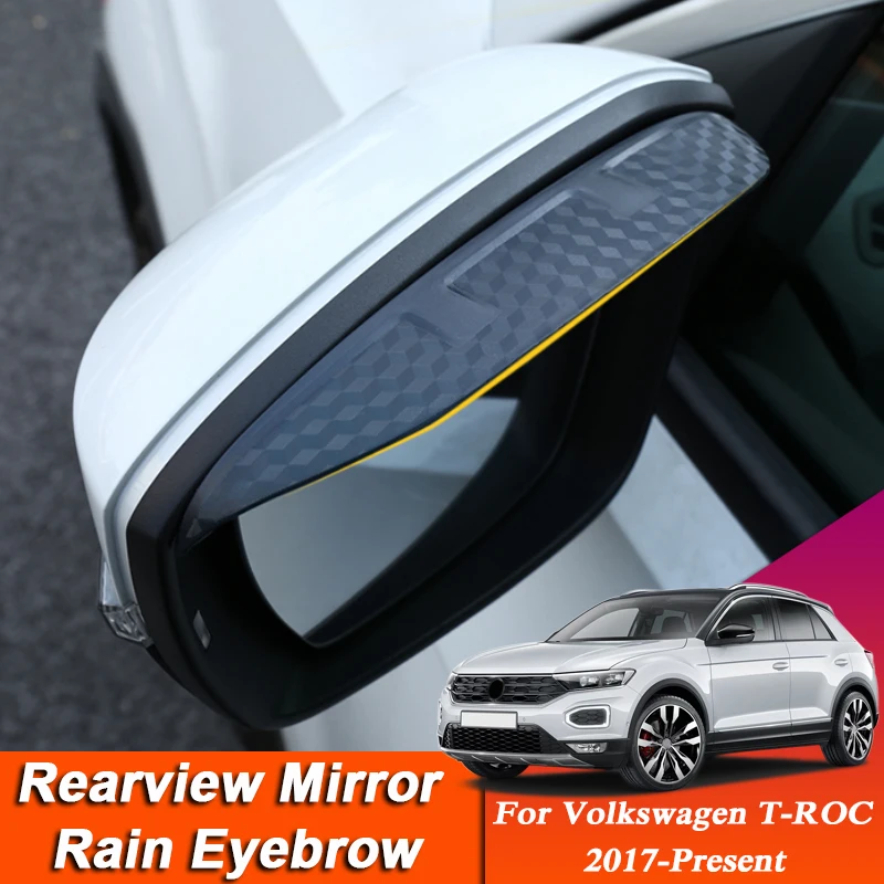 2 шт. автостайлинг для Volkswagen T-ROC 2017-настоящее зеркало заднего вида из углеродного волокна Защита от дождя
2 шт. автостайлинг для Volkswagen T-ROC 2017-настоящее зеркало заднего вида из углеродного волокна Защита от дождя