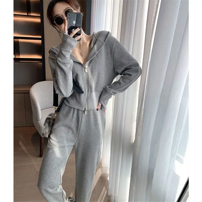 Casual Fashion For Women 2022 Autumn New Trendy Brand Fried Street Hooded Jackets Two-piece Suit Pants Professional Sportswear
Casual Fashion For Women 2022 Autumn New Trendy Brand Fried Street Hooded Jackets Two-piece Suit Pants Professional Sportswear