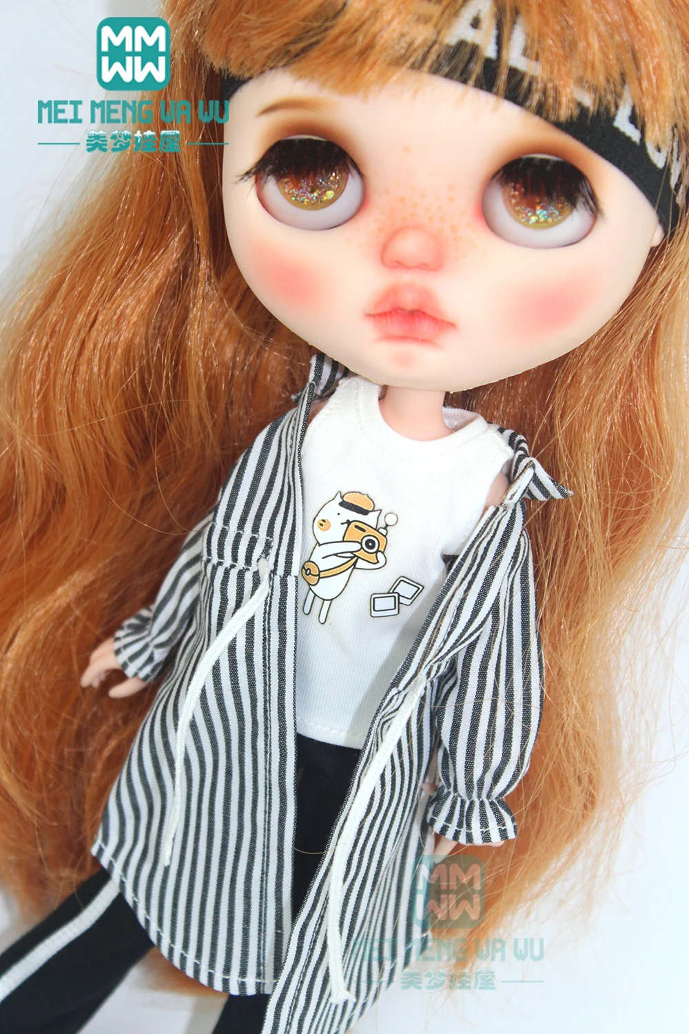 Одежда для кукол Blyth, 1 шт., модная полосатая рубашка для кукол Blyth Azone OB23 OB24 1/6, рождественский подарок
Одежда для кукол Blyth, 1 шт., модная полосатая рубашка для кукол Blyth Azone OB23 OB24 1/6, рождественский подарок