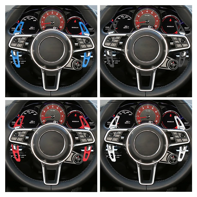 2 PCS Car Aluminum Alloy Steering Wheel Paddle Shift Extend Cover Sticker For Porsche Cayenne Macan 718 911 Panamera accessories
2 PCS Car Aluminum Alloy Steering Wheel Paddle Shift Extend Cover Sticker For Porsche Cayenne Macan 718 911 Panamera accessories
