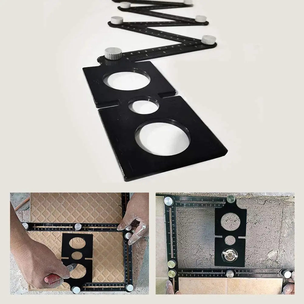 Multi Angle Measuring Ruler Angle Measuring Tool Six-Sided Angle Measuring Ruler,Aluminum Alloy Multi Angle Measuring Ruler
Multi Angle Measuring Ruler Angle Measuring Tool Six-Sided Angle Measuring Ruler,Aluminum Alloy Multi Angle Measuring Ruler