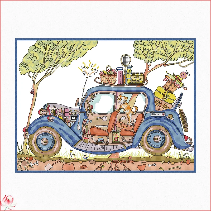 Joy Sunday Station Wagon Наборы для вышивки крестом Ручная вышивка 11CT 14CT Наборы схем для рукоделия с счетным принтом
Joy Sunday Station Wagon Наборы для вышивки крестом Ручная вышивка 11CT 14CT Наборы схем для рукоделия с счетным принтом