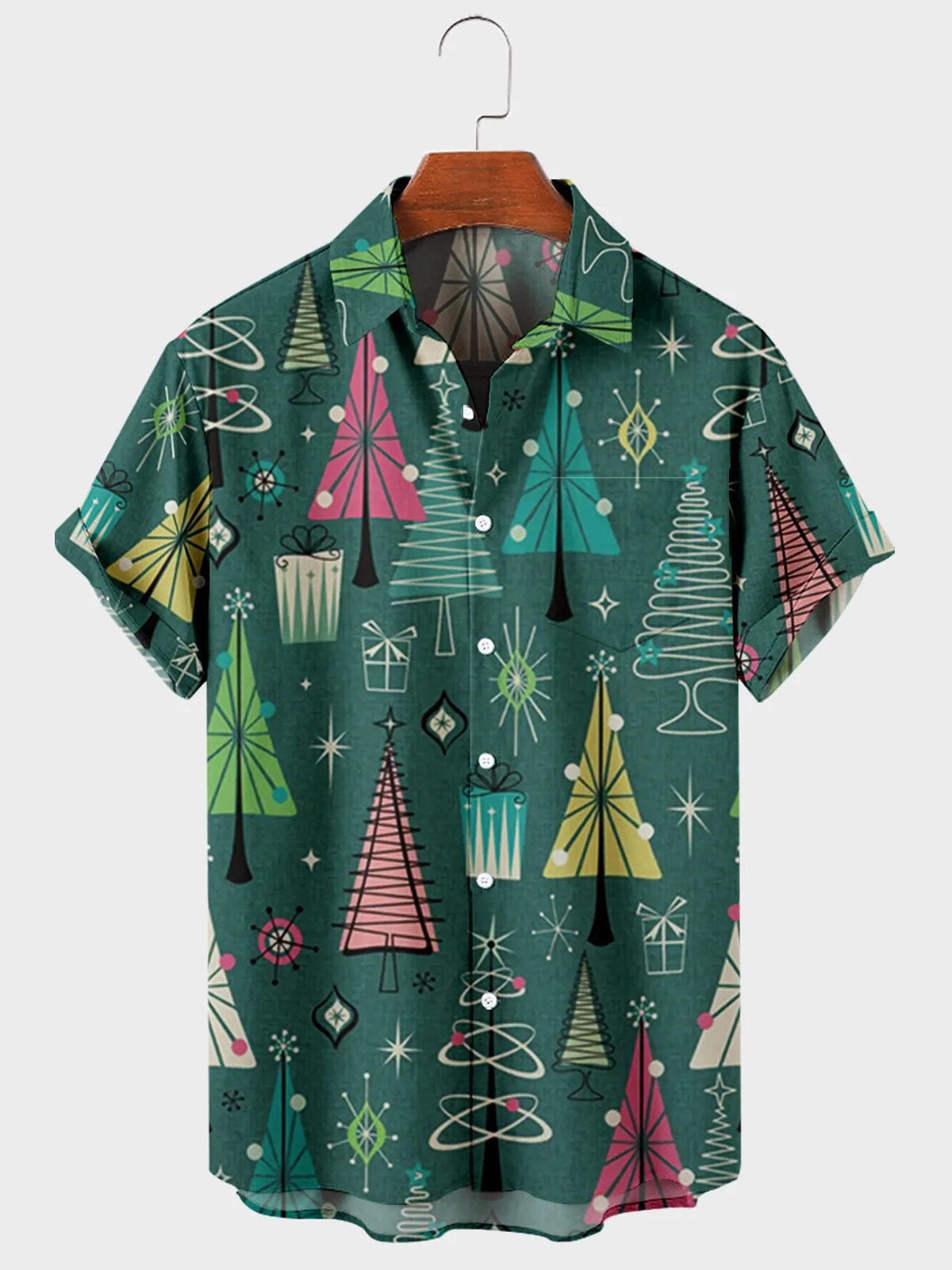 2021 New Cross 5 Santa Claus Series 3D Digital Printing Trend Loose Short Sleeve Shirt Men's Top 1
2021 New Cross 5 Santa Claus Series 3D Digital Printing Trend Loose Short Sleeve Shirt Men's Top 1