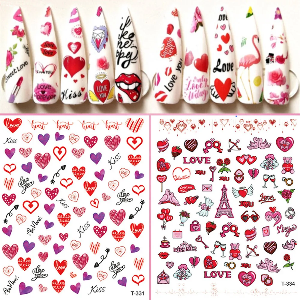 2022 New Style Valentine's day Nail Art Sticker Self-Adhesive Sliders Nails Love Heart Flower Angel Lovers Couples Nail Decals
2022 New Style Valentine's day Nail Art Sticker Self-Adhesive Sliders Nails Love Heart Flower Angel Lovers Couples Nail Decals