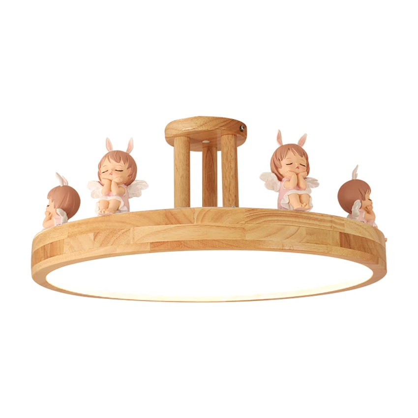 Wood round children's room ceiling lights bedroom dining room study ceiling lamps Nordic modern cartoon home decor lighting
Wood round children's room ceiling lights bedroom dining room study ceiling lamps Nordic modern cartoon home decor lighting