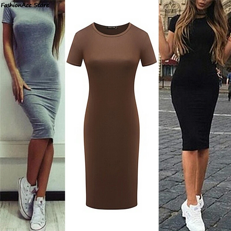 Summer Dresses Women Knee-Length Skinny Office Dress Short Sleeve Bandage Bodycon Beach Dress Vestidos Robes
Summer Dresses Women Knee-Length Skinny Office Dress Short Sleeve Bandage Bodycon Beach Dress Vestidos Robes