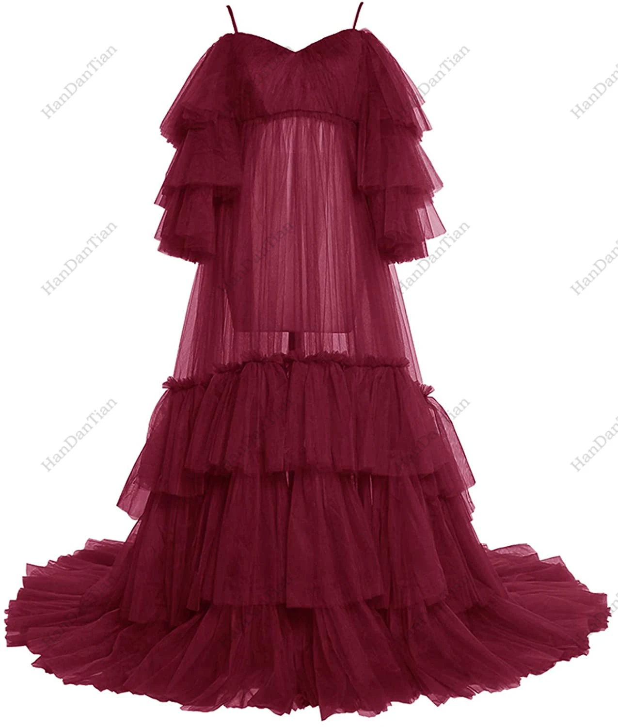 Women's dresses see-through transparent long tulle robe loose maternity photo shoot
Women's dresses see-through transparent long tulle robe loose maternity photo shoot