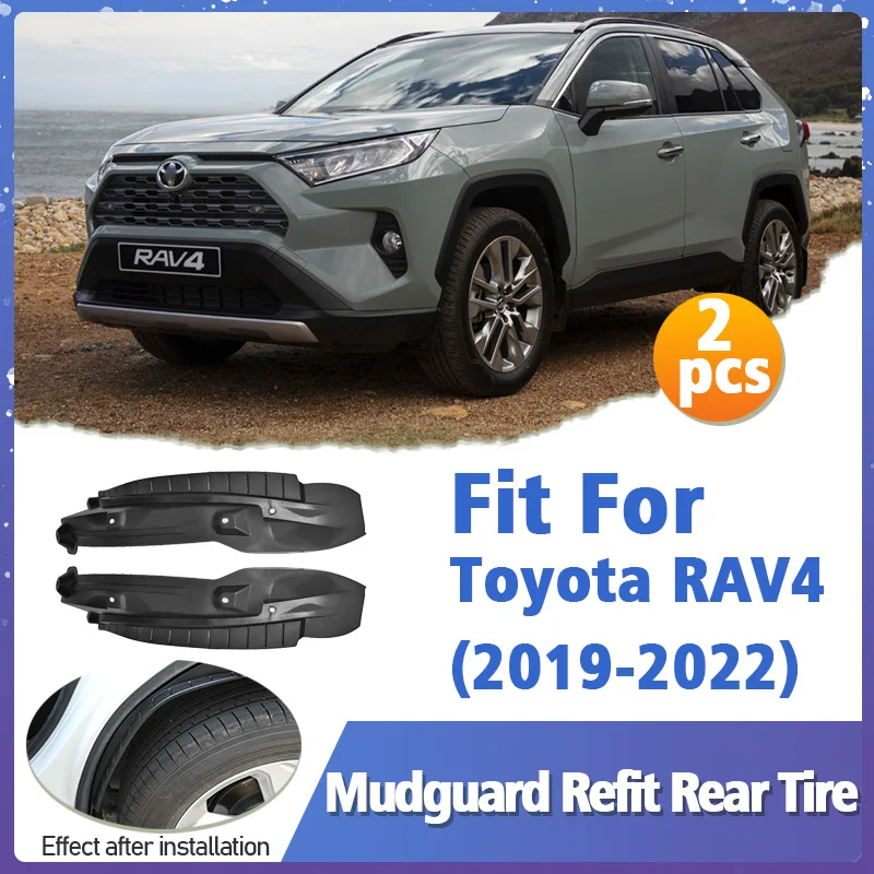 2 шт., Установка заднего брызговика для Toyota RAV4 2019-2022, специальное украшение, автомобильный брызговик, брызговик, брызговики, автомобильные аксессуары
2 шт., Установка заднего брызговика для Toyota RAV4 2019-2022, специальное украшение, автомобильный брызговик, брызговик, брызговики, автомобильные аксессуары