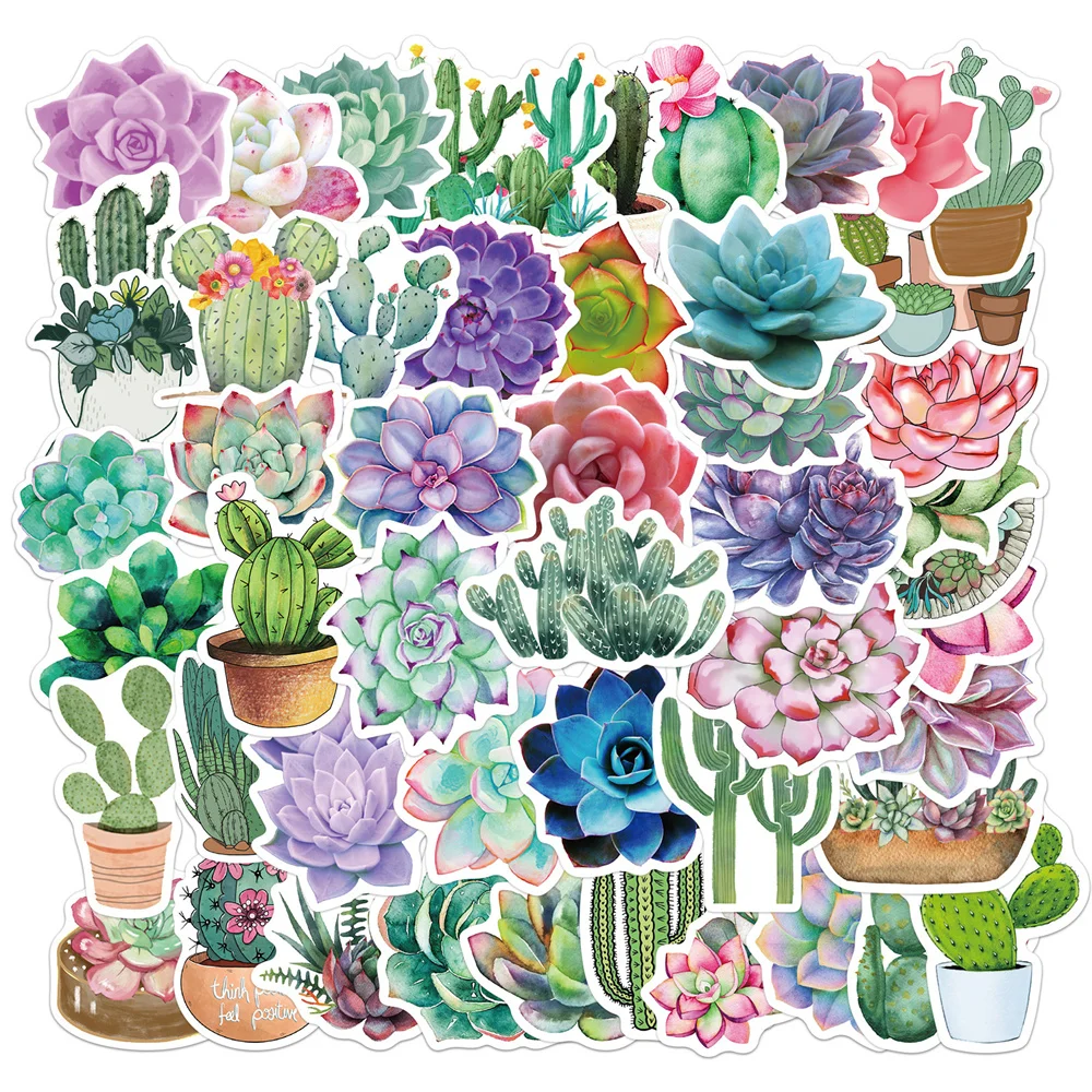 50pcs Cute Succulent cactus Stickers For Notebooks Laptop Stationery Aesthetic Sticker Scrapbooking Material Craft Supplies
50pcs Cute Succulent cactus Stickers For Notebooks Laptop Stationery Aesthetic Sticker Scrapbooking Material Craft Supplies