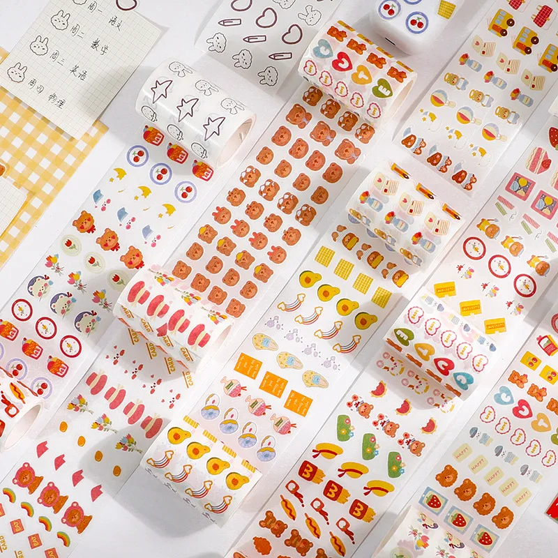 Cute Bear Flower Washi Tape Decorative Masking Tape Scrapbooking DIY Diary Album Planner Adhesive Label Kawaii Stationery
Cute Bear Flower Washi Tape Decorative Masking Tape Scrapbooking DIY Diary Album Planner Adhesive Label Kawaii Stationery