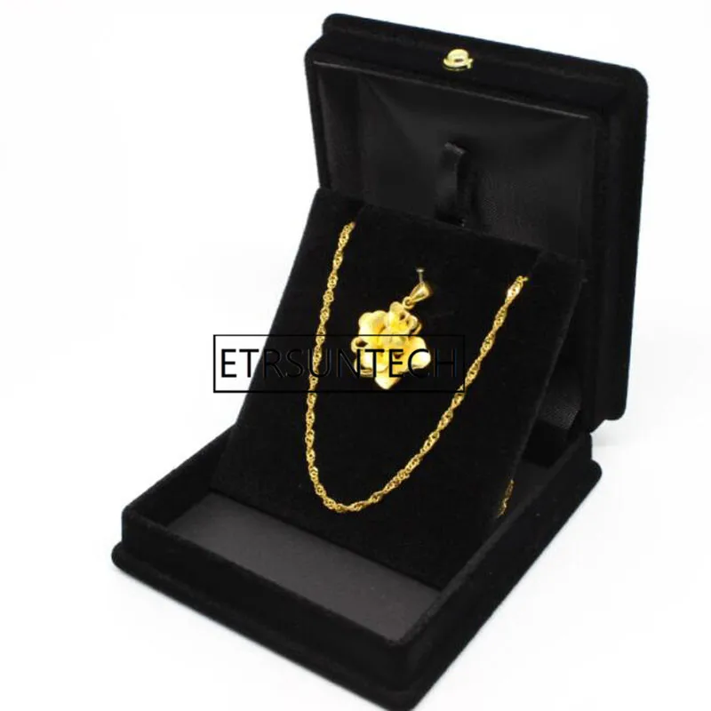 50pcs Elegant Velvet Jewelry Box Bride Wedding Jewelry Necklace Pendant Box Gift Black Display Case Holder Organizer
50pcs Elegant Velvet Jewelry Box Bride Wedding Jewelry Necklace Pendant Box Gift Black Display Case Holder Organizer