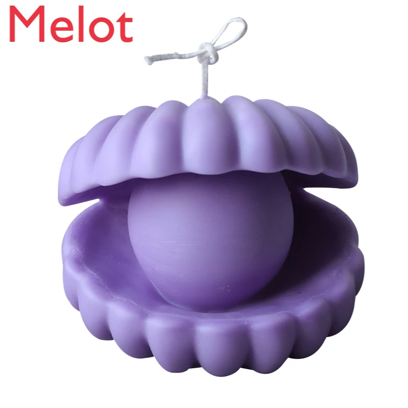 Creative Personality Big Pearl Shell Candle Mould Home Soft Decoration Handmade Aromatherapy Candle DIY Silicone Mold
Creative Personality Big Pearl Shell Candle Mould Home Soft Decoration Handmade Aromatherapy Candle DIY Silicone Mold